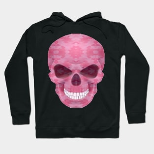 Pink Camouflage Skull Hoodie